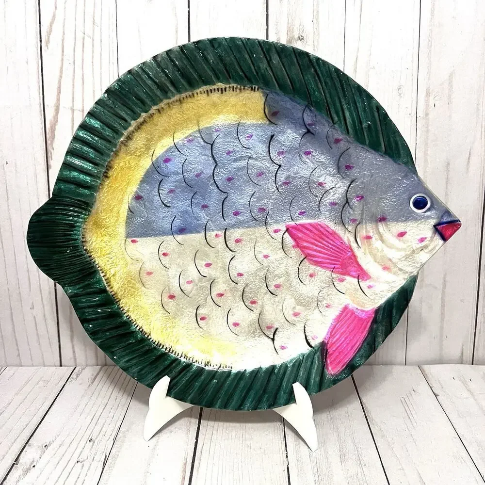 Studio Nova Philippines Island Fish Natural Kappa Shell Serveware Platter Dish